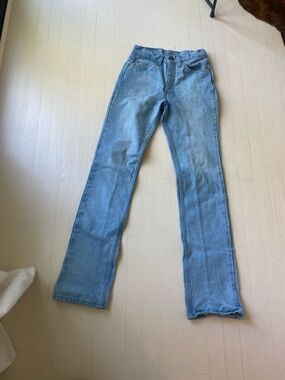 Levi's Light Blue High-Rise Flare Jeans